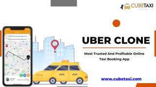 Uber Clone: Most Trusted And Profitable Online Taxi Booking App