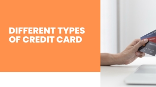 Different Types of Credit Cards