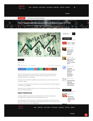 indiabiz-live-the-i-t-department-announces-the-cost-inflation-index-for-fy23-