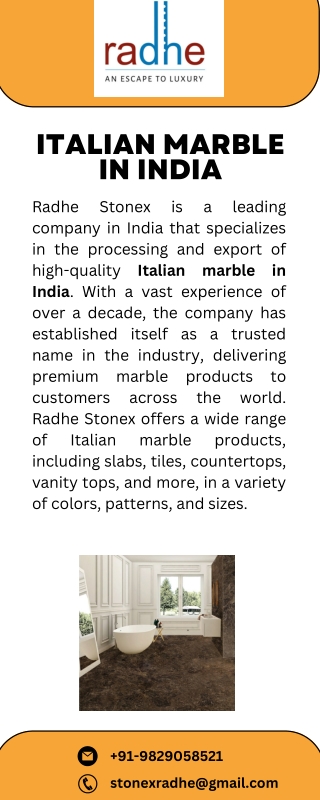 Italian marble in india