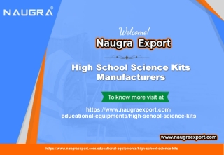 High School Science Kits Manufacturers