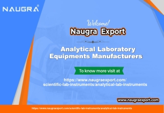 Analytical Laboratory Equipments Manufacturers