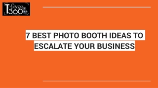 7 BEST PHOTO BOOTH IDEAS TO ESCALATE YOUR BUSINESS