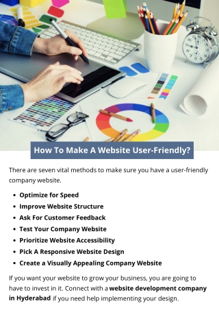 How To Make A Website User-Friendly?