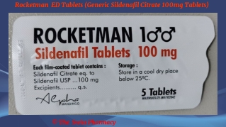 Rocketman  ED Tablets (Generic Sildenafil Citrate 100mg Tablets)