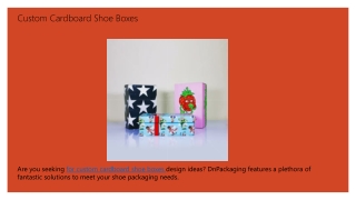Custom Cardboard Shoe Boxes