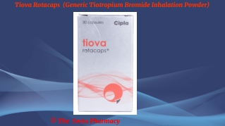 Tiova Rotacaps (Generic Tiotropium Bromide Inhalation Powder)