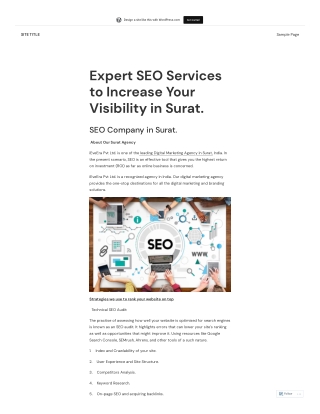 Expert SEO Services to Increase Your Visibility in Surat.