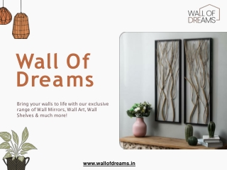 Choose the Perfect Home Decor Products for Your Space | Wall Of Dreams