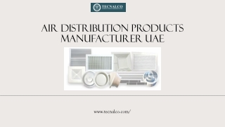 air distribution products manufacturer uae pdf