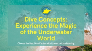 Dive Concept: Experience the Magic of the Underwater World