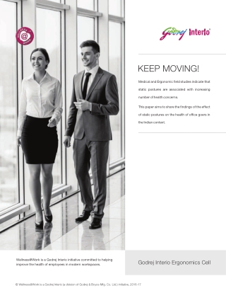 Keep Moving! | Godrej Interio