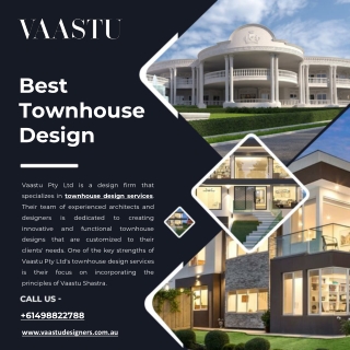 Best Townhouse Design - Vaastu Designers