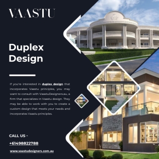 Duplex Design - Vaastu Designers