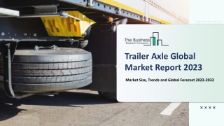 Trailer Axle Market