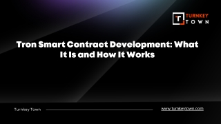 Tron Smart Contract Development What It Is and How It Works