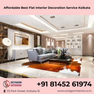 Best Flat Interior Decoration Service Kolkata  - Call 81452 61974