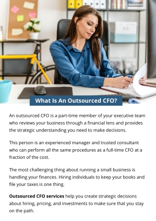 What Is An Outsourced CFO?