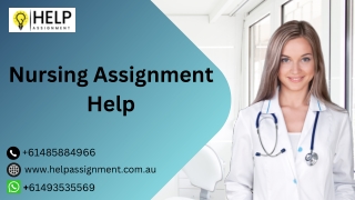 Nursing Assignment Help