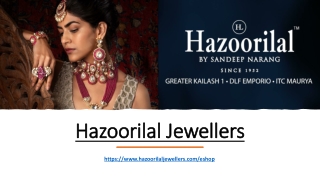 Hazoorilal