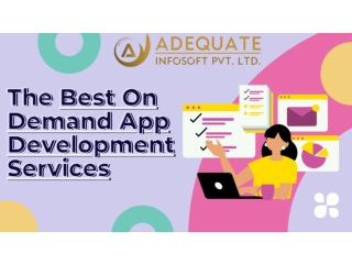 On Demand app development Services cost depends on its overall features.
