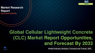 Cellular Lightweight Concrete Market Worth US$ 500.55 million by 2033