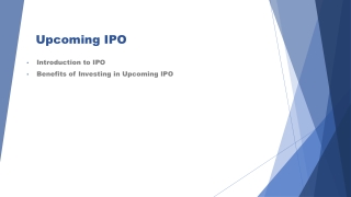 Upcoming IPO: Invest in Promising Companies and Generate High Returns