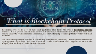 what is blockchain protocol