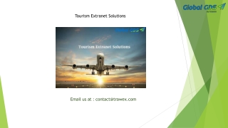 Tourism Extranet Solutions