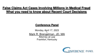 Recent Court Decisions Shed Light on False Claims Act Cases in Medical Fraud