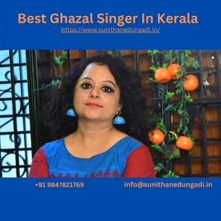 Best Ghazal Singer In Kerala