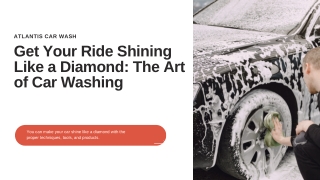 Keep Your Car Looking Brand New: The Art of Self-Service Car Washing