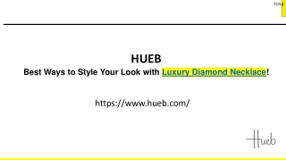 Best Ways to Style Your Look with Luxury Diamond Necklace!
