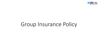 Group Insurance Policy