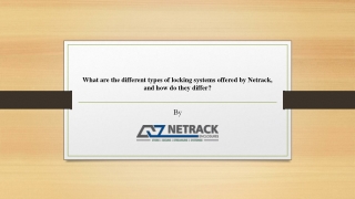 What are the different types of locking systems offered by Netrack