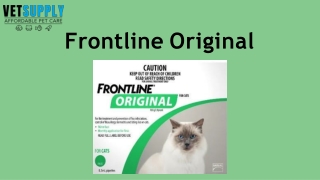 Buy Frontline Original Cat Online - Free Shipping | Vetsupply