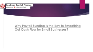 Why Payroll Funding is the Key to Smoothing