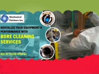 Revitalize Your Equipment's Performance with Bore Cleaning Services