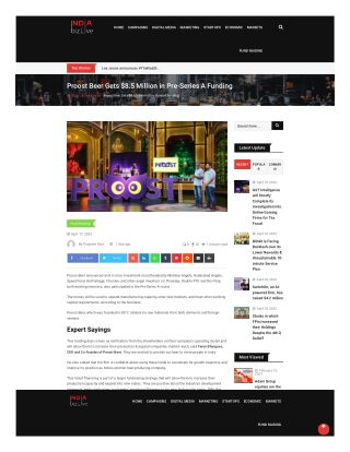 indiabiz-live-proost-beer-gets-8-5-million-in-pre-series-a-funding-