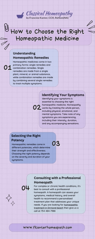 How to Choose the Right Homeopathic Medicine