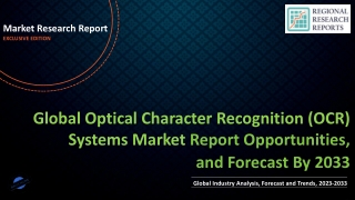 Optical Character Recognition (OCR) Systems Market surpassing a valuation of US$ 45.85 Mn by 2033