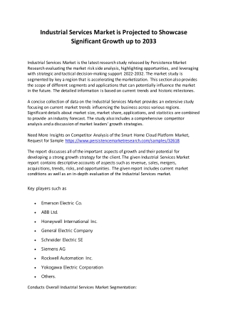Industrial Services Market
