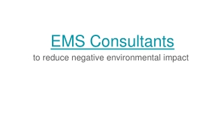 EMS Consultants