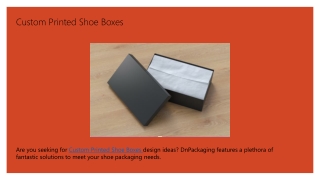 Custom Printed Shoe Boxes