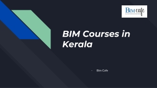 BIM Courses in Kerala