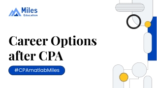 Career Options After CPA.