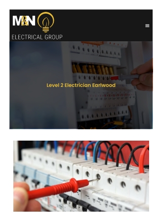 Level 2 Electrician Earlwood