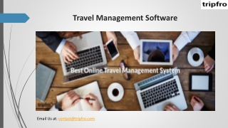 Travel Management Software