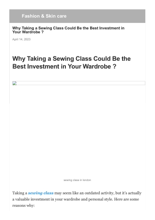 why-taking-sewing-class-could-be-best