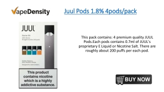 Juul Pods 1.8% 4pods/pack